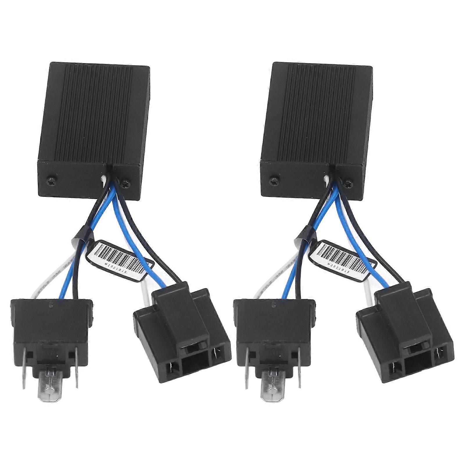 2Pcs LED Headlight Decoder Aluminum Alloy Portable Universal Error Codes Warning Canceller