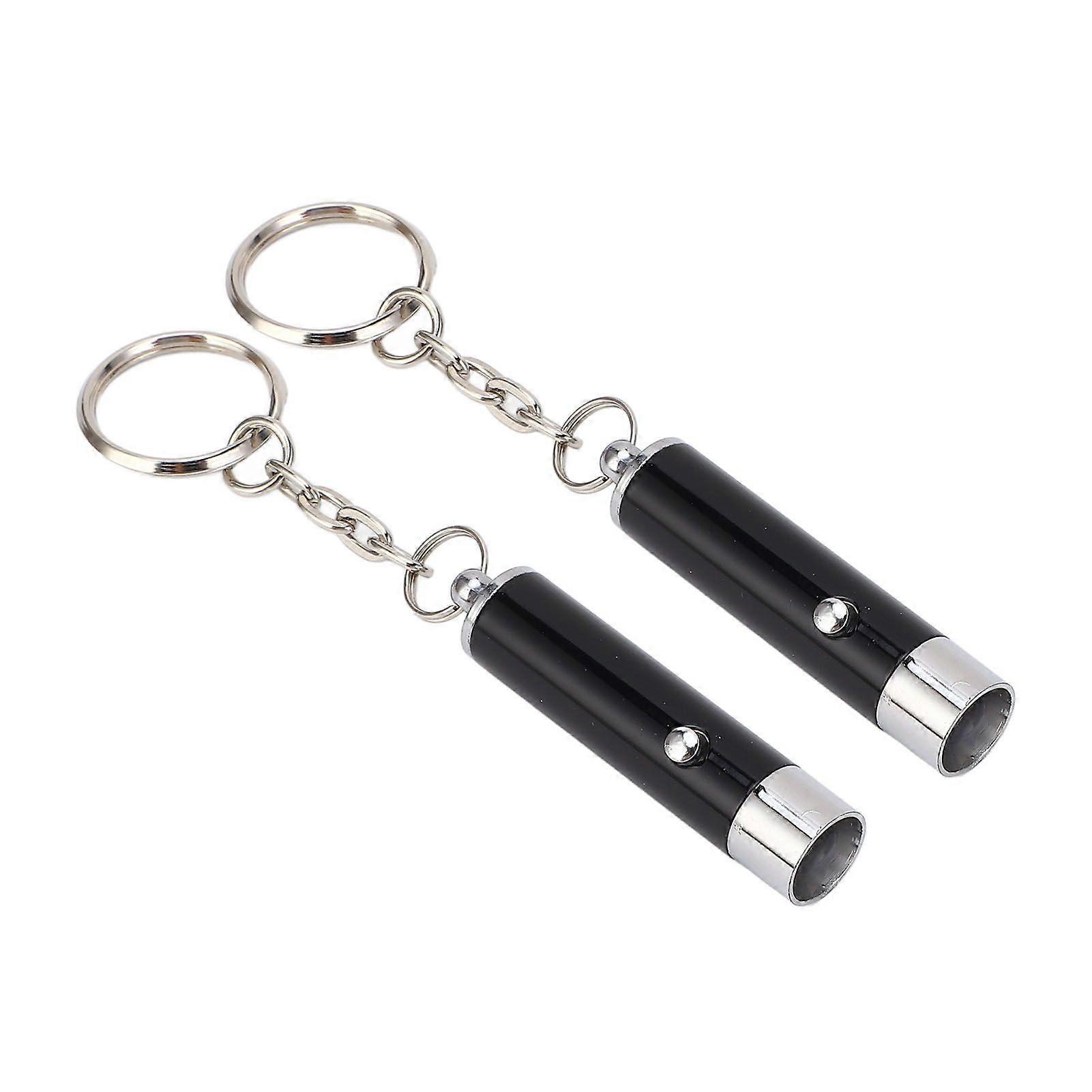 2PCS Mini Flashlight High Brightness Portable Multifunctional LED Torch for Camping Hiking Home Use