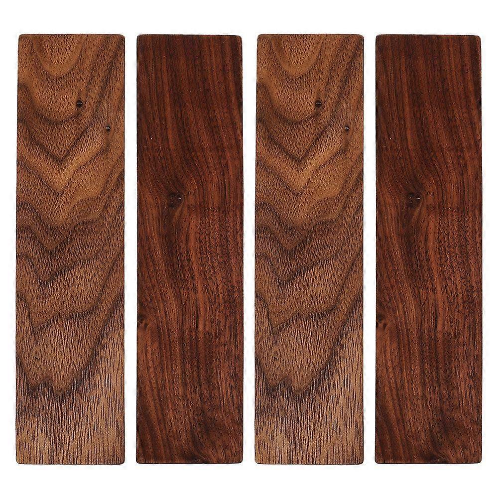 4 قطع كتل خشبية الحرف الألواح الخشبية النقش النقش ألواح الخشب الصلب الجوز الألواح الصلبة لمشاريع النجارة والنحت DIY