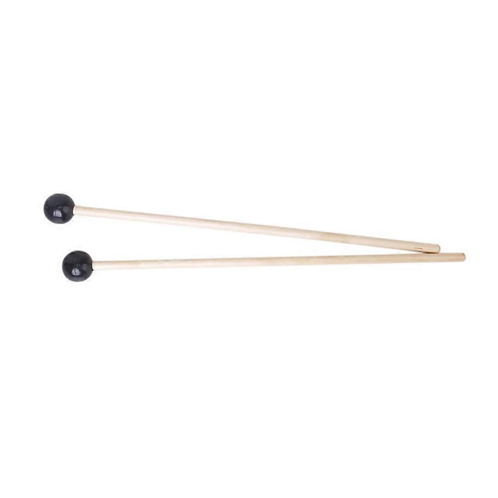 Marimba Wooden Drumsticks for Playing Use 4Pcs Rubber Mallet with Wood Handle
