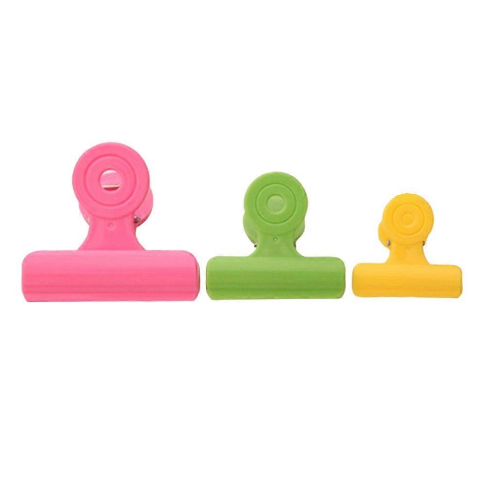 Plastic Hinge Clips Paper Binder Clips for Paper Holding 72Pcs Assorted Color