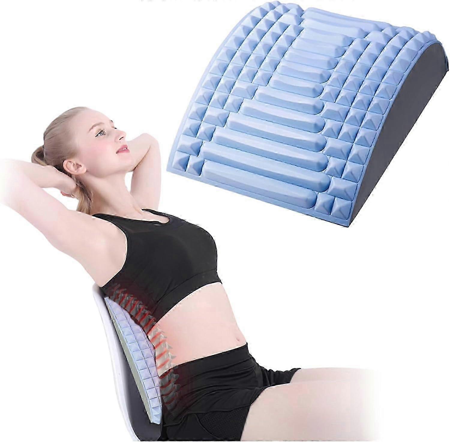 New Upgraded Back Stretcher Pillow For Back Pain Relief, Lur Support, Herniated Disc, Sciatica Pain Relief, Posture Corrector