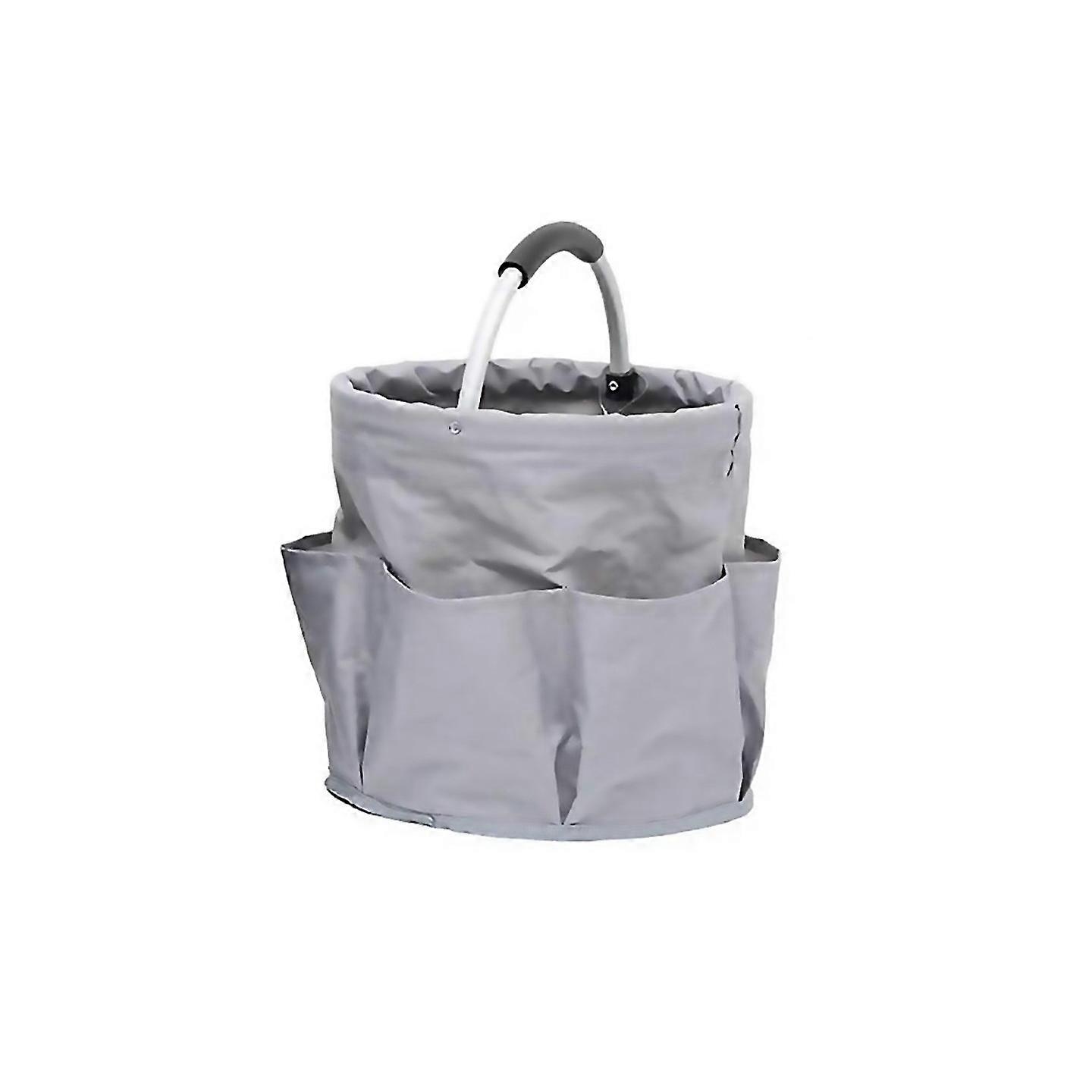 For Portable Foldable Storage Bag Gardening Tool Bag Grey