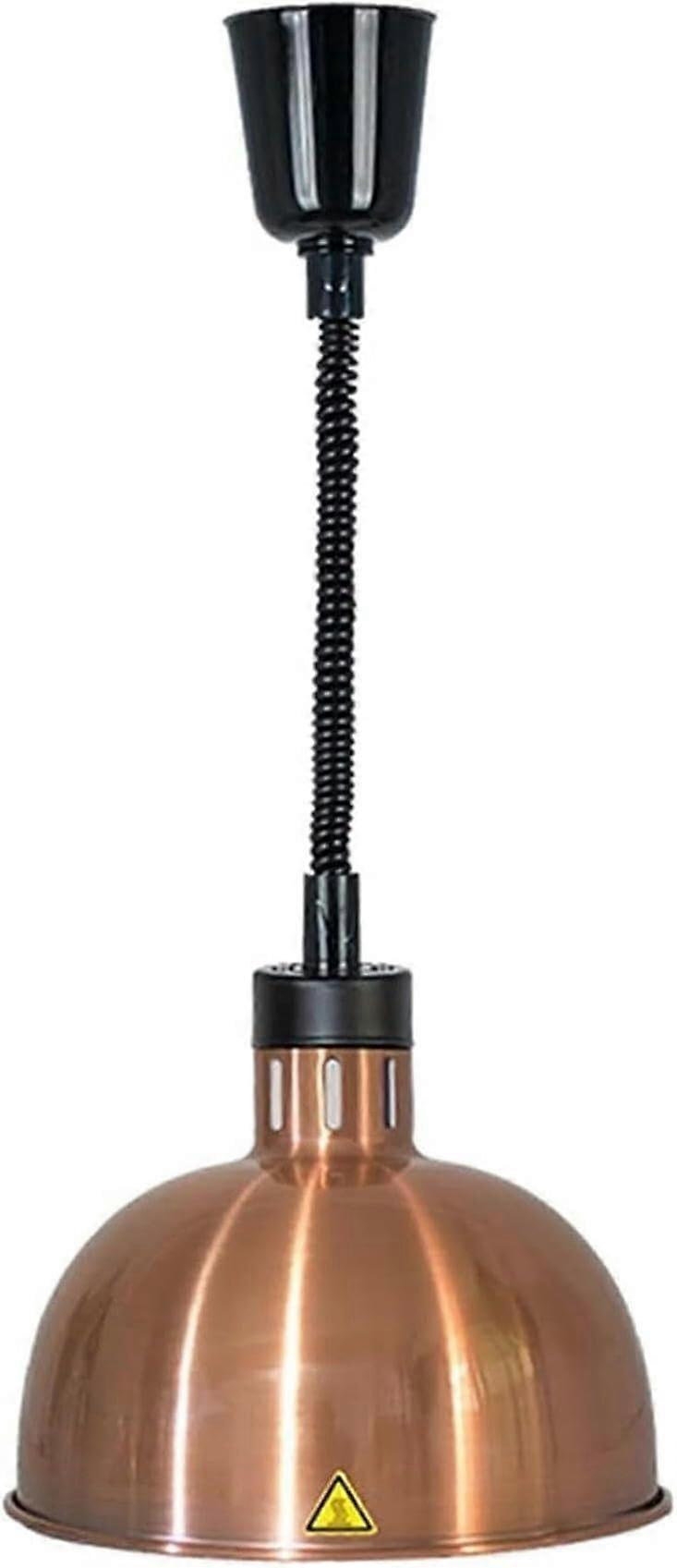 Buffet Heating Lamp, Food Warmer Lamp for Parties, Adjustable Height, Stainless Steel, 150W, Commercial Use