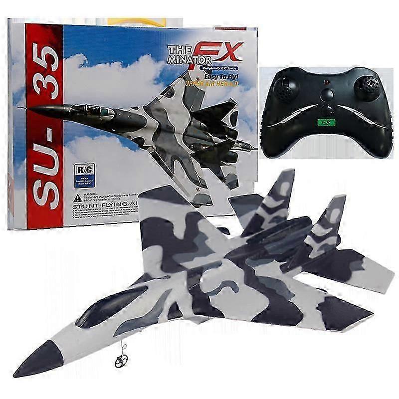 39cm Radio Controlled Foam Fighter Jet - Exciting Remote Control Airplane Toy for Kids and Adults