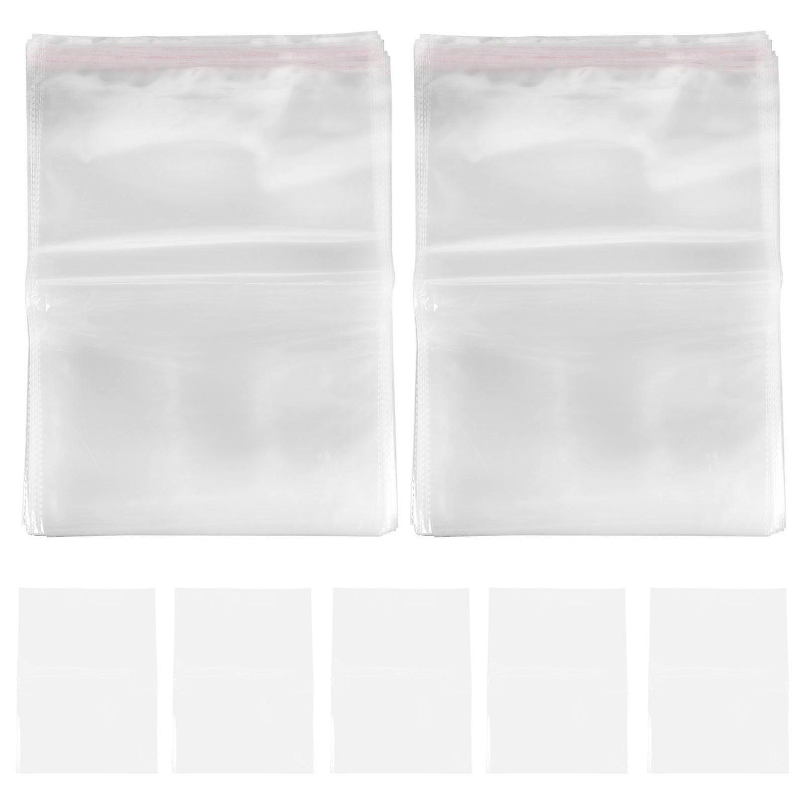 Adhensive Cello Bag Transparent Packing Bags 3Pcs Set