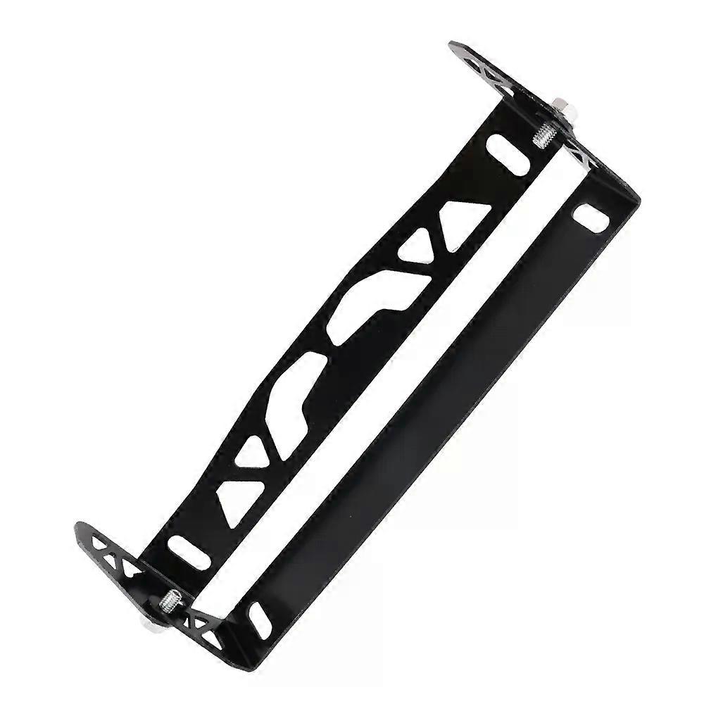Car License Plate Frame Universal Aluminum Power Racing JDM Styling Rotating Number License Plate Frames Tag Holder Adjustable