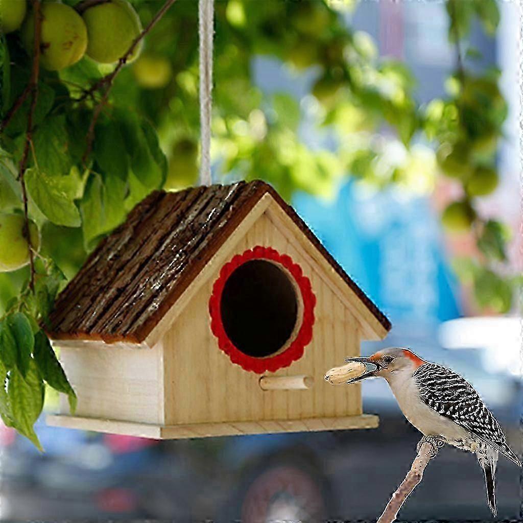 Bird Nest Parakeet Nests Wood Houses Parrot Breeding Hatching Nesting Box