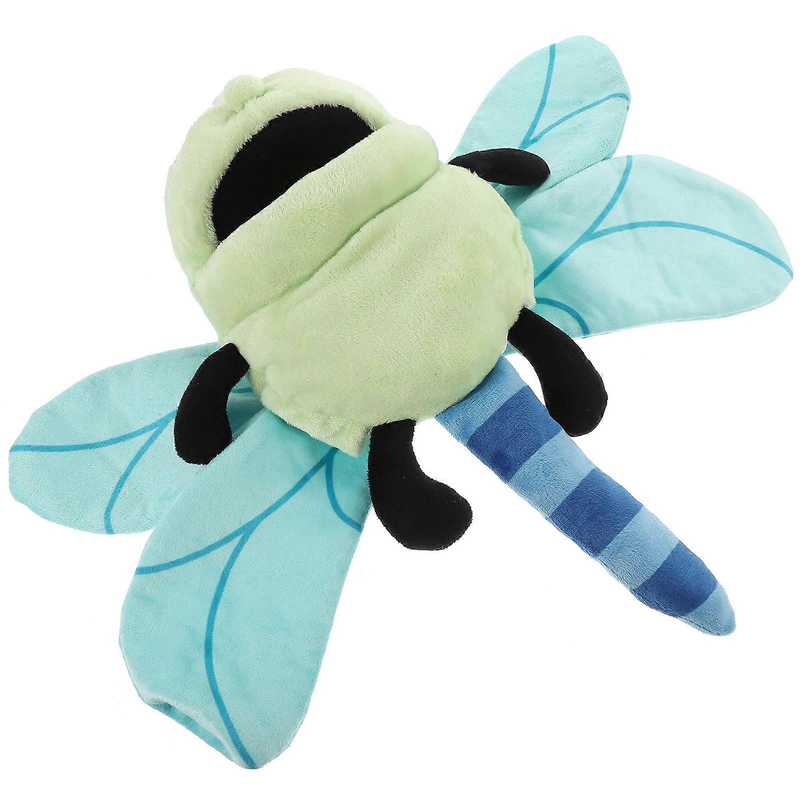 Cute Toy Dragonfly Hand Puppet For Motor Skills Development Childhood Playtime Assorted Color 1Set