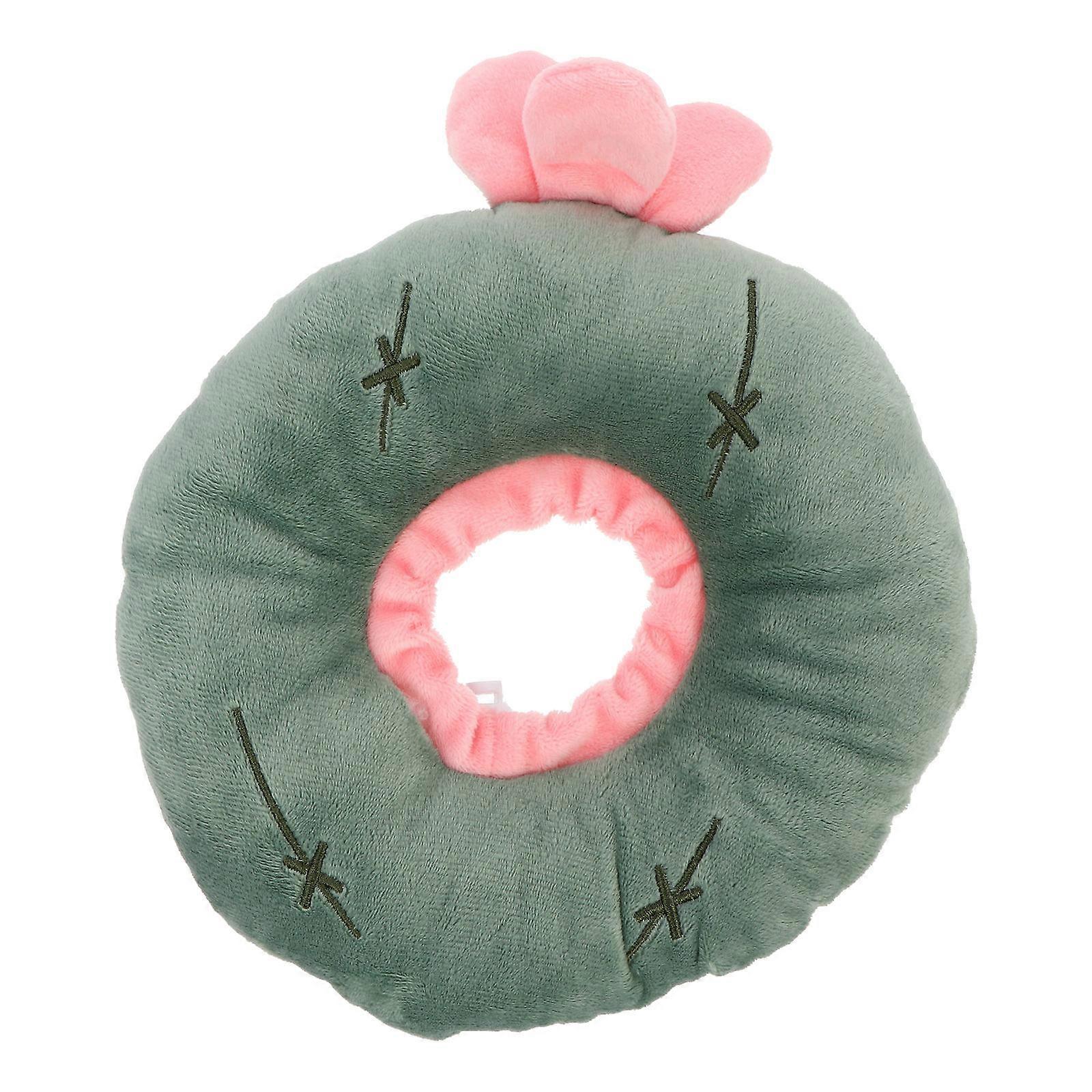 Adjustable Cat Collar Recovery Cone For Pet Cats M Green Plush Protective Recovery 1Pack
