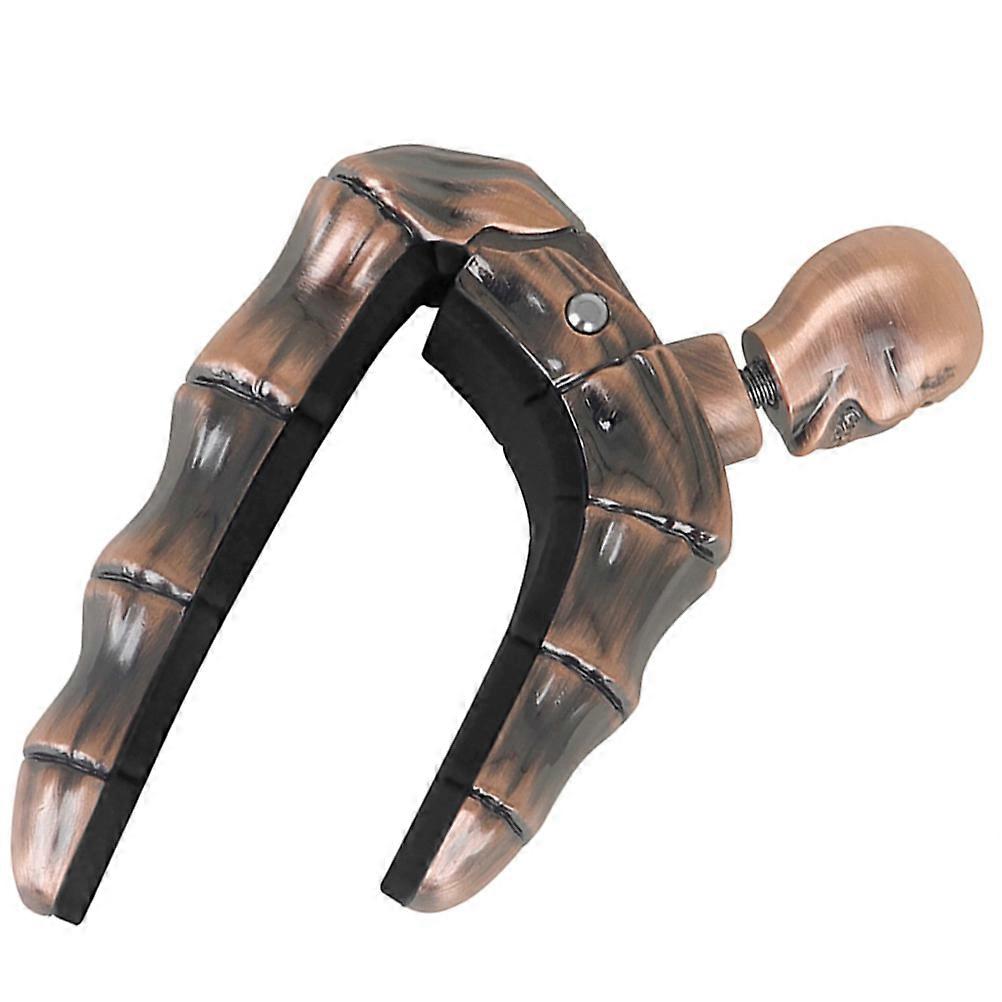3Pcs Guitar Capo With Skull Design Tuner For Guitar Players Non-Slip Grip Suitable For Performance And Practice