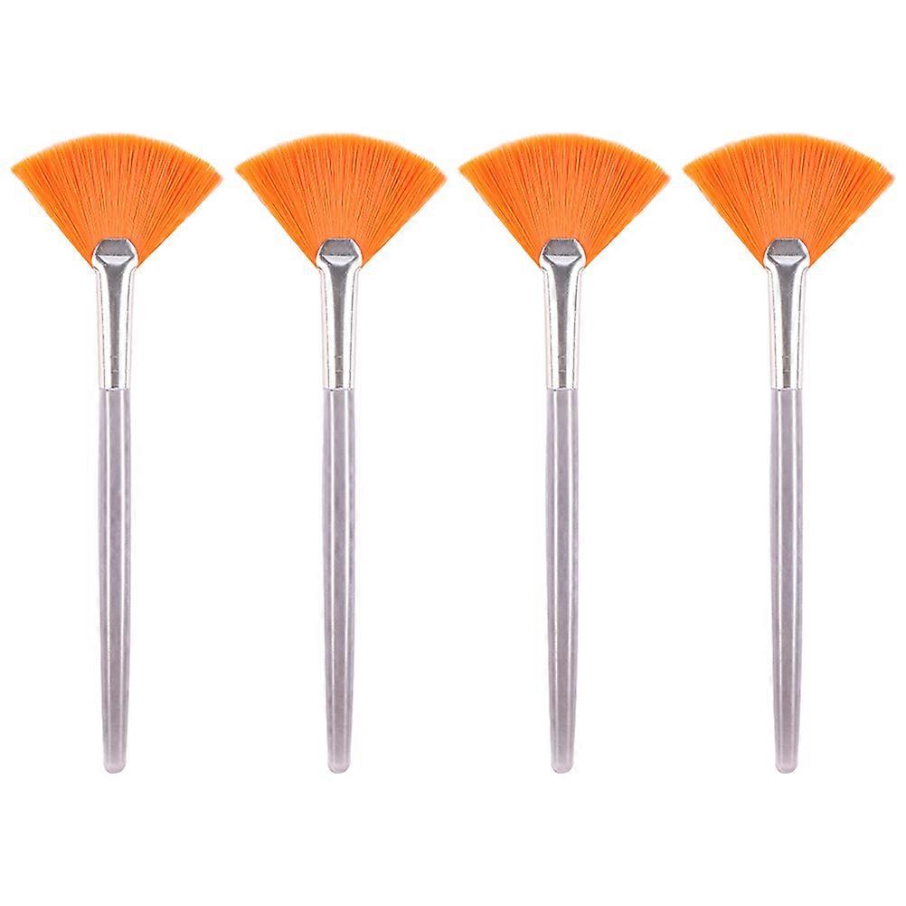 Facial Cosmetic Tools Fan Makeup Brushes for Mask Application 8Pcs