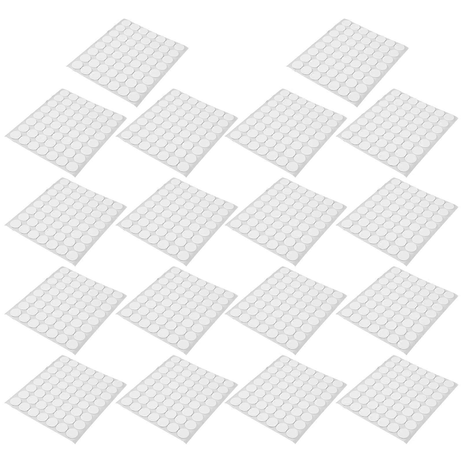 Double-sided Adhesive Dot Stickers 18 Sheets Made for Diy Projects Utilizing White Foam Material with Strong Sticky Properties