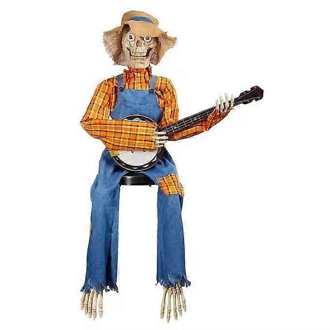 Funny Animated Dueling Banjo Skeletons, Halloween Musical Skeletons new