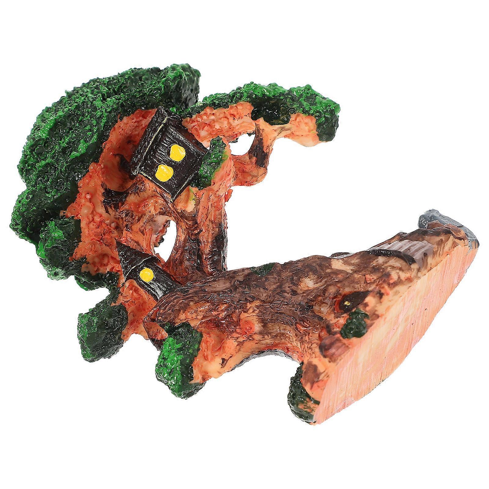 Fish Tank Accessories Microlandscape Ornaments for 2Pcs Use