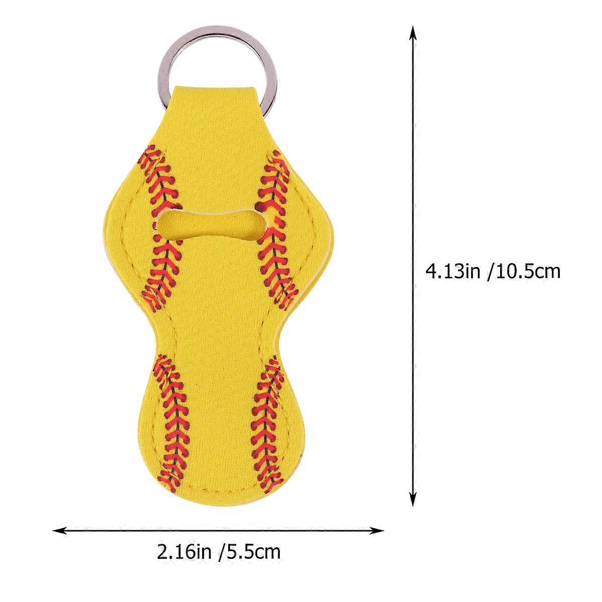 Mini Lipstick Keychain Portable Lip Balm Holder Hot Weather Neoprene 10Pack