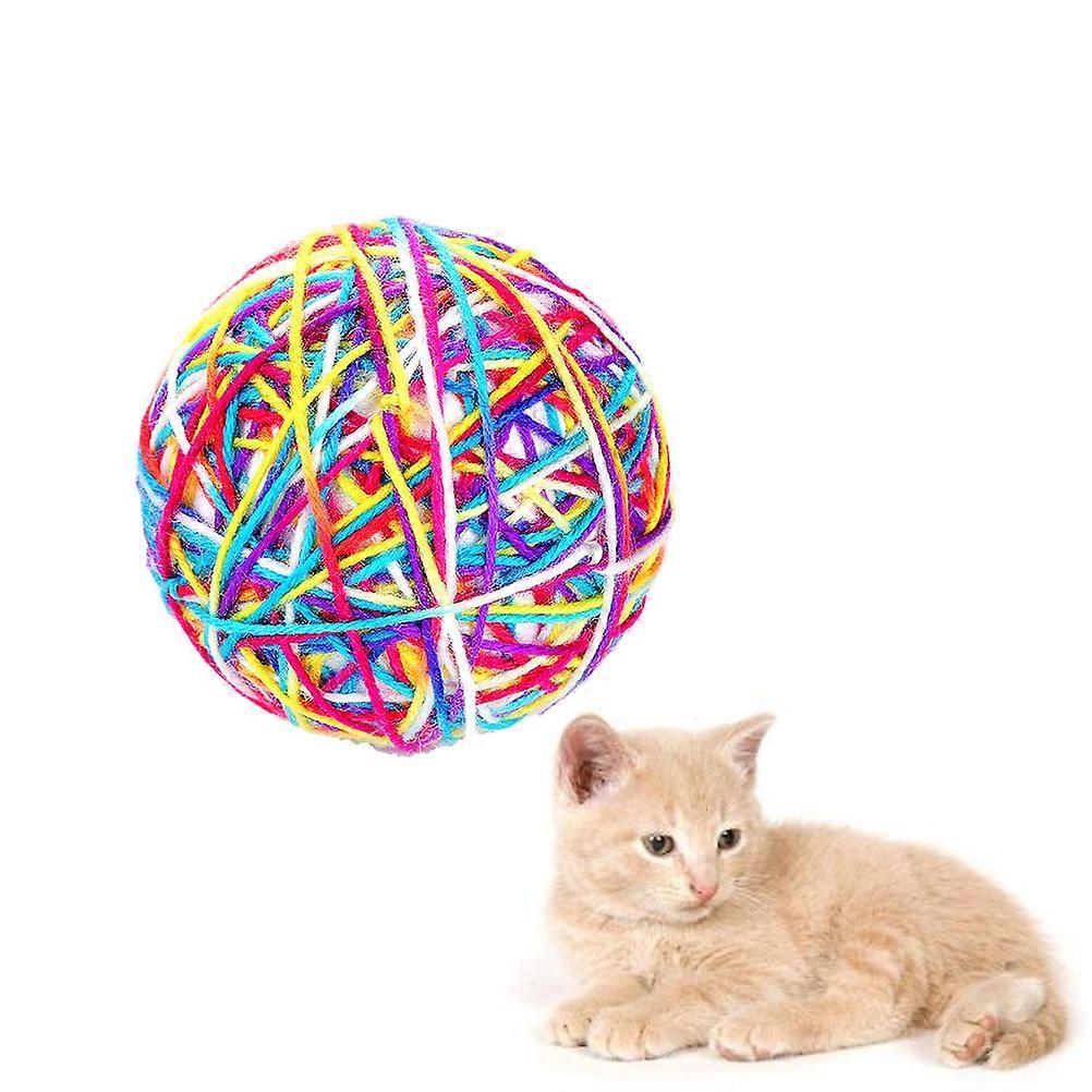 Pet Toys Cat Balls for Chewing and Scratching Woolen
