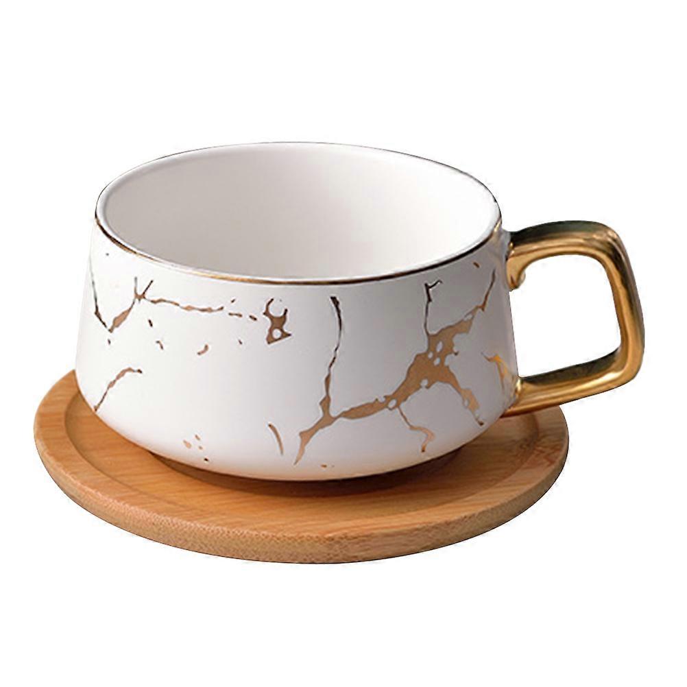 Ceramic Delicate Coffee Cup Multi-Function Milk Mug 3Sets for Use