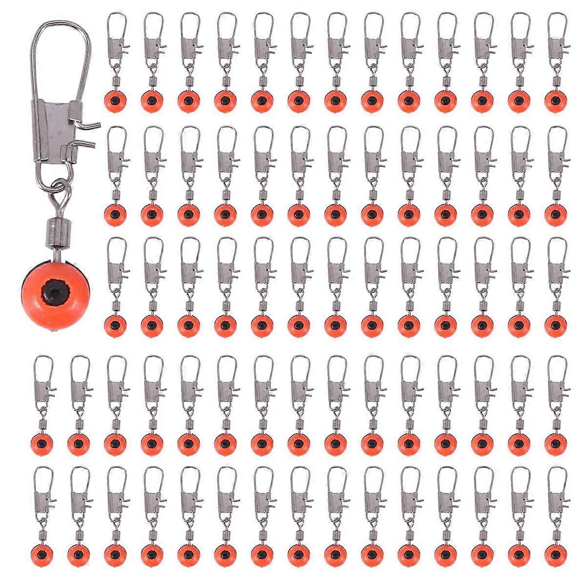 100X Fast Bead Swivel Swivel Safety Carabiner Float Adapter 