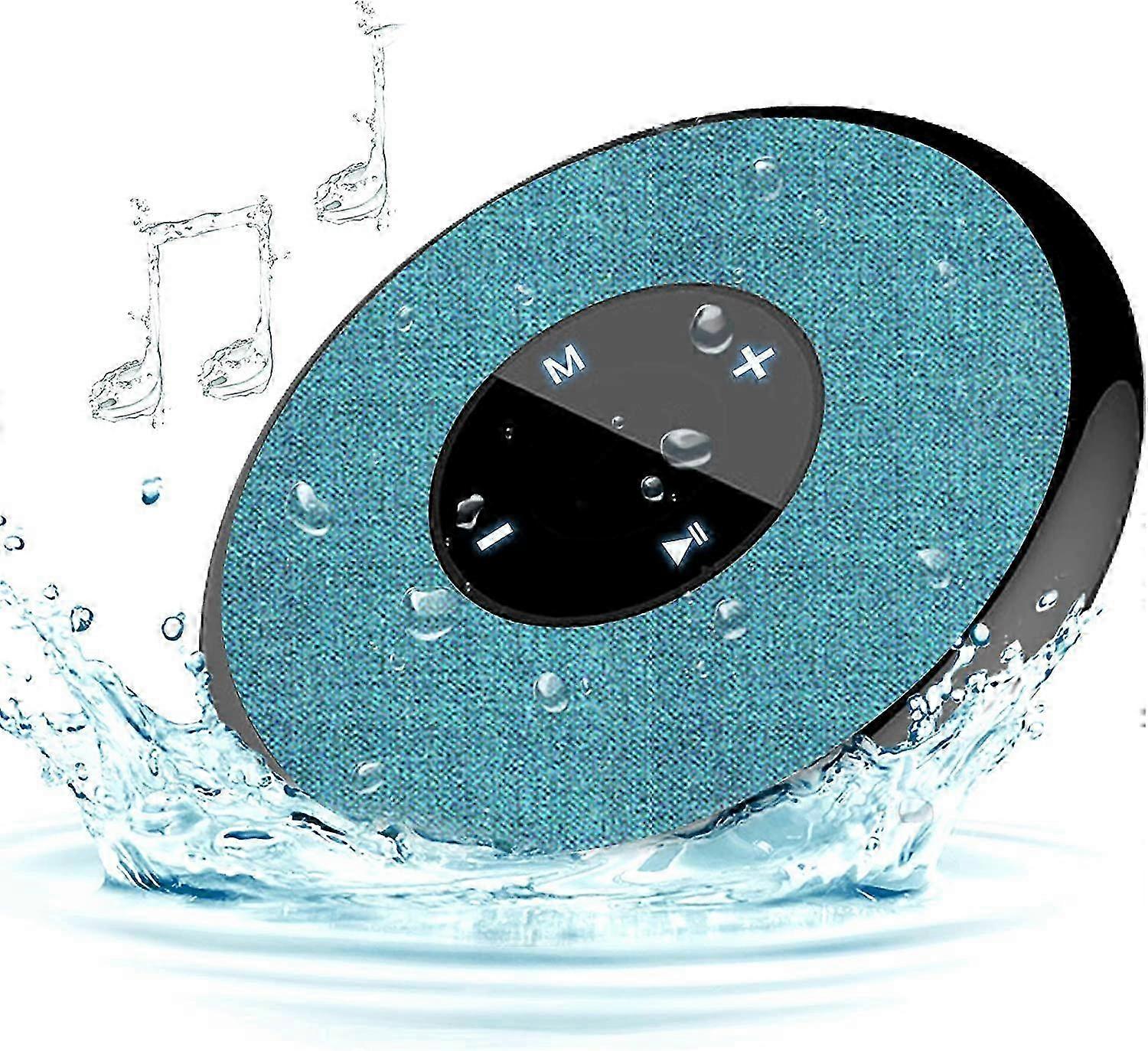 Waterproof Bluetooth Shower Speaker, IPX6 Portable Shower Speaker