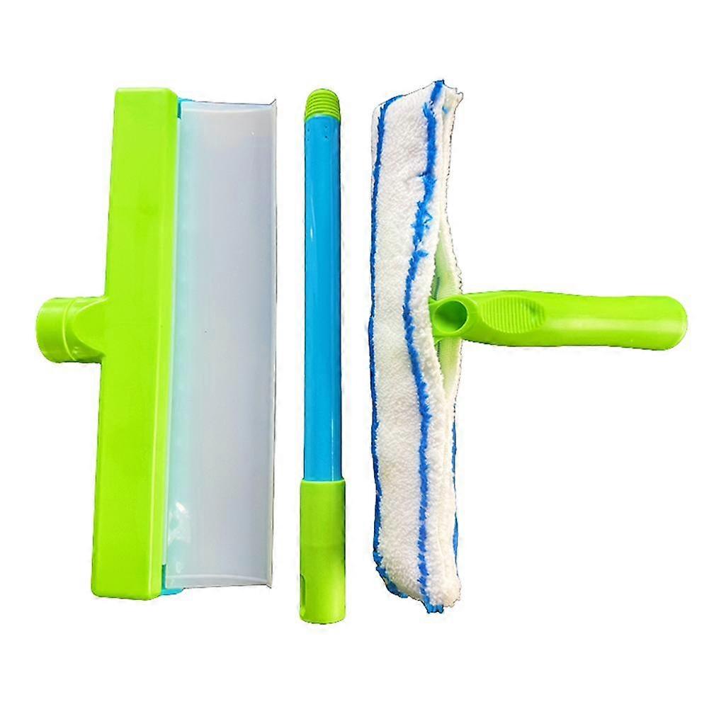 Professional Silicone Window Cleaning Kit with Ergonomic Handle for Streak-Free Glass and Tile Surfaces