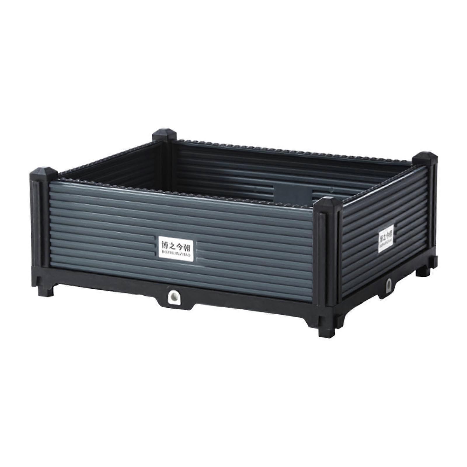 Elevated Planter Box Rectangular Large Raised Garden Bed For Porch Flower Box Outdoor Planter