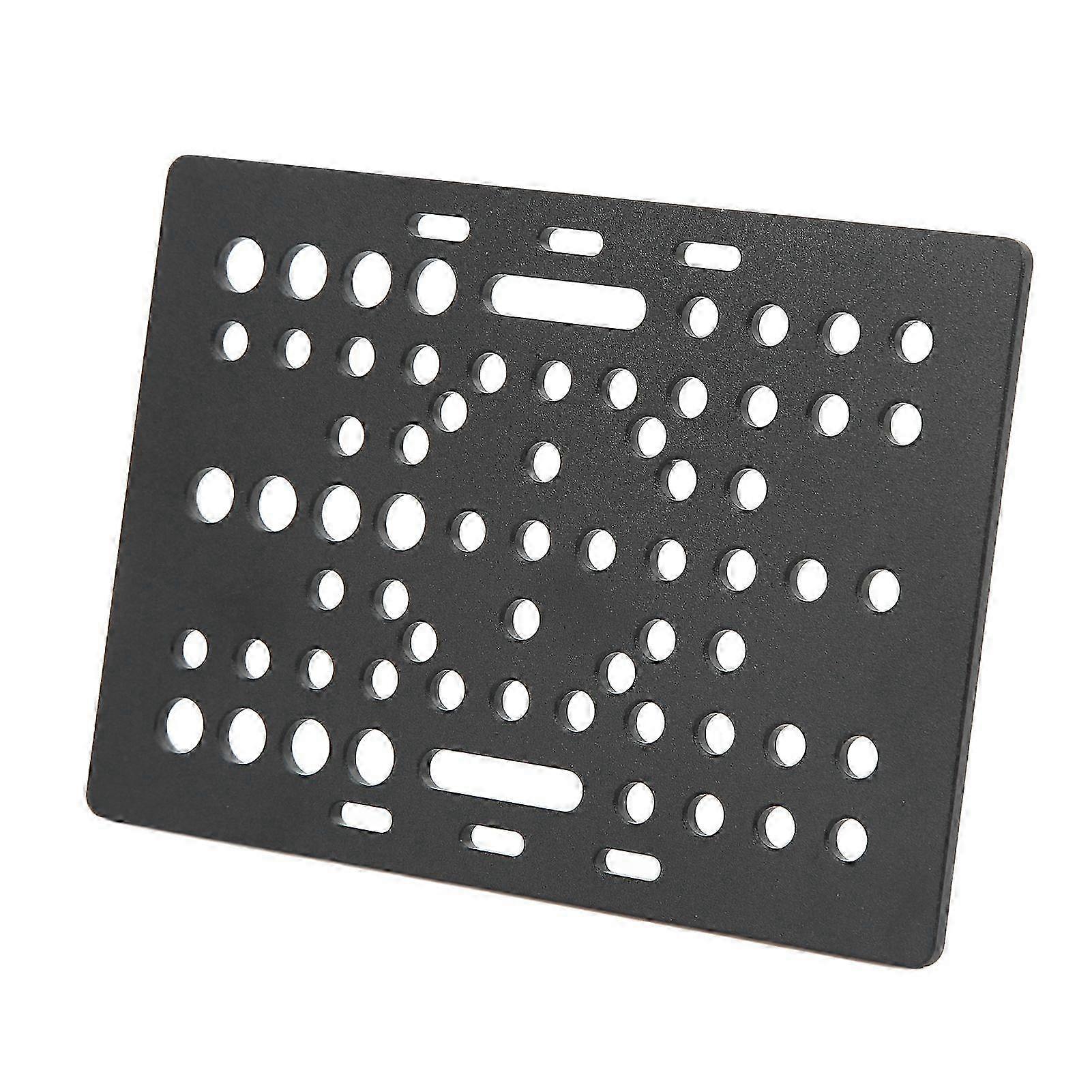 25-26 Gantry Plate Aluminum High Strength Gantry Board Black Anodized 3D Printer Linear Universal Guide for Milling Machine Board