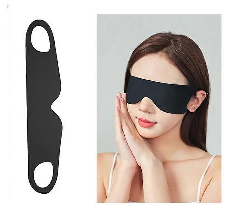 Sleep Eye Mask Light Blocking Portable Thin Eye Mask for Travel Sleeping Blindfold with Ear Hanging Strap Unisex Eye Patch