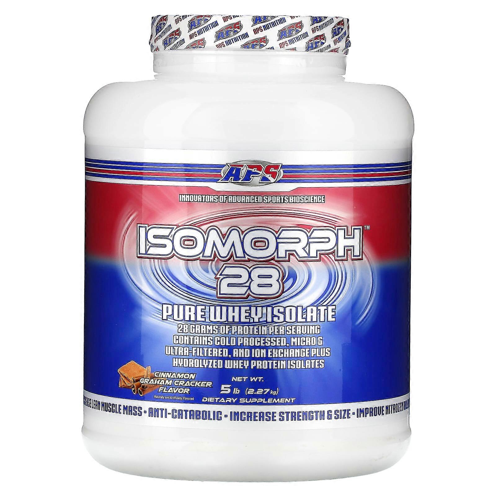 Isomorph 28, Pure Whey Isolate, Cinnamon Graham Cracker, 5 lb (2.27 kg)