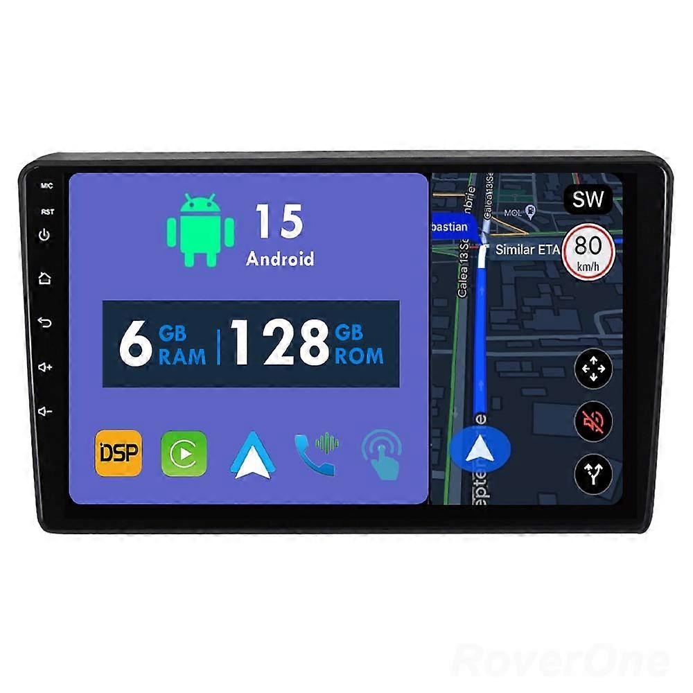 Car Radio 6G+128G CarPlay GPS Navigation Head Unit for Hyundai H1 II 2 TQ 2007 - 2015 Android Auto Bluetooth Stereo Touch Screen