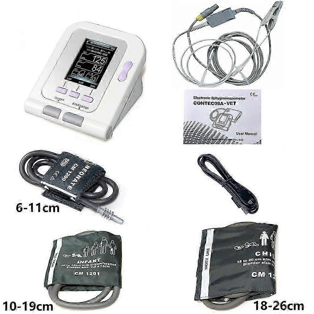 08a Vet Animal Blood Pressure Detector Can Be Equipped With Blood Oxygen Function Probe And Cuff Of Various Sizes,rzd1