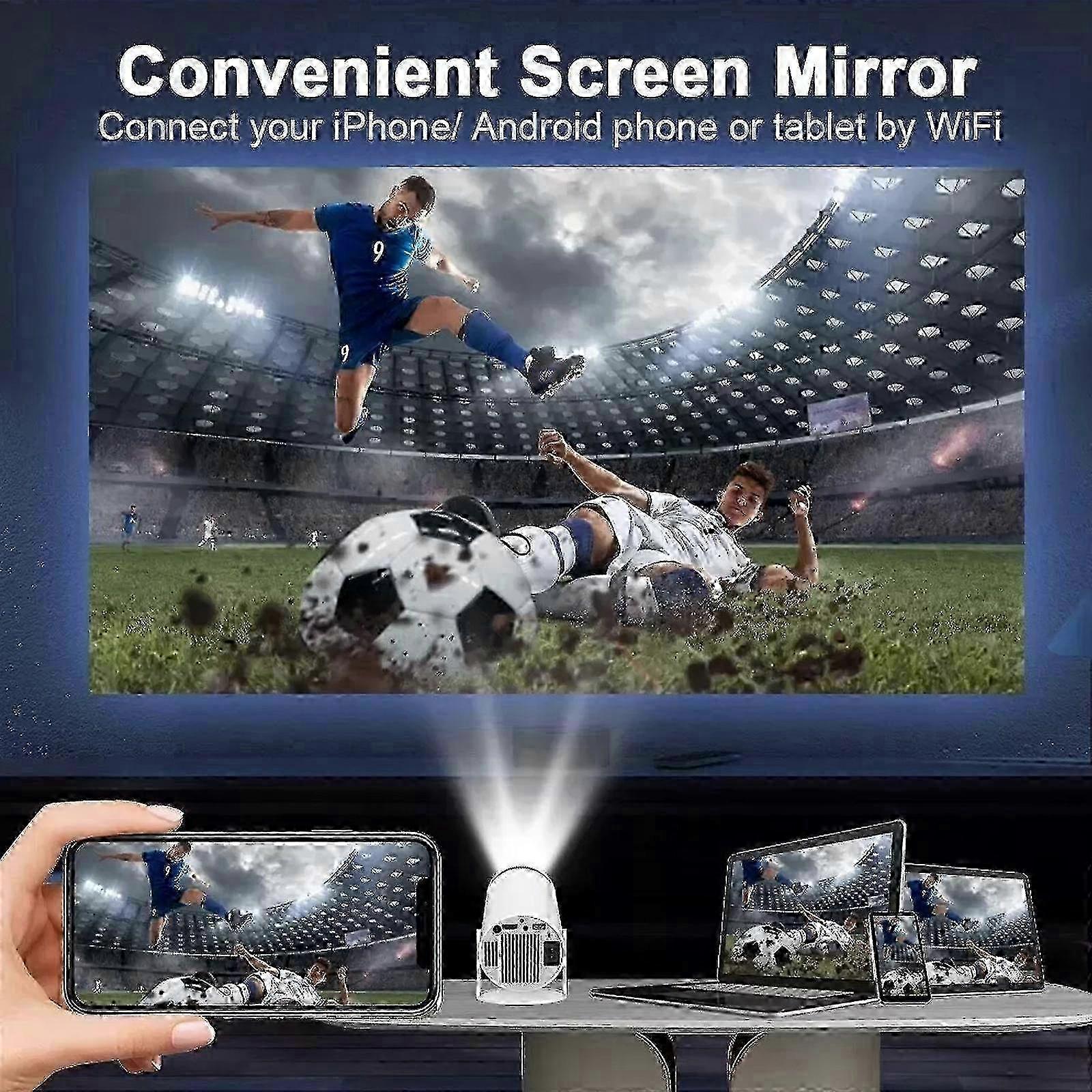 5G 4K Projector Smart HD LED WiFi Bluetooth HDMI. USB Android Office Home Theater,50% Offer 26s