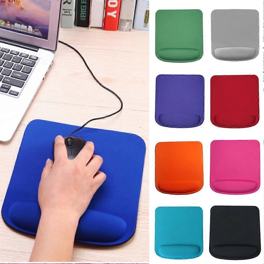 D-GROEE Mouse Pad with Wrist Rest, Sponge Nonslip Lightweight Mat for Office Gaming, Compatible with Mac, Laptop, Pain Relief at Home or Work
