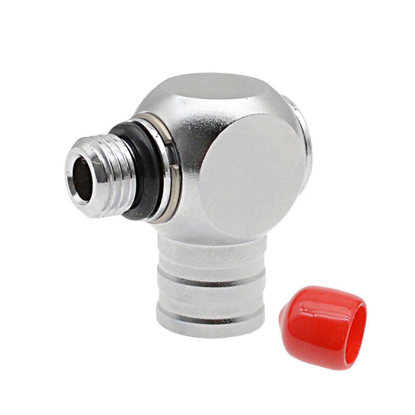 Rotation Scubas Adapters Low Pressure Diving Regulator Adapter with Adjustable Length for Regulator Safety Multicolor