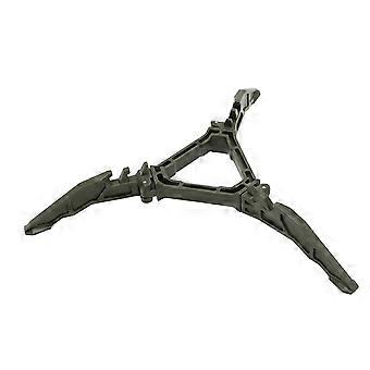 Stable Outdoor Cooking Stand Regulable Angles Folds Flat Stove Holder For Gas Canisters Nonslip Base  orange color