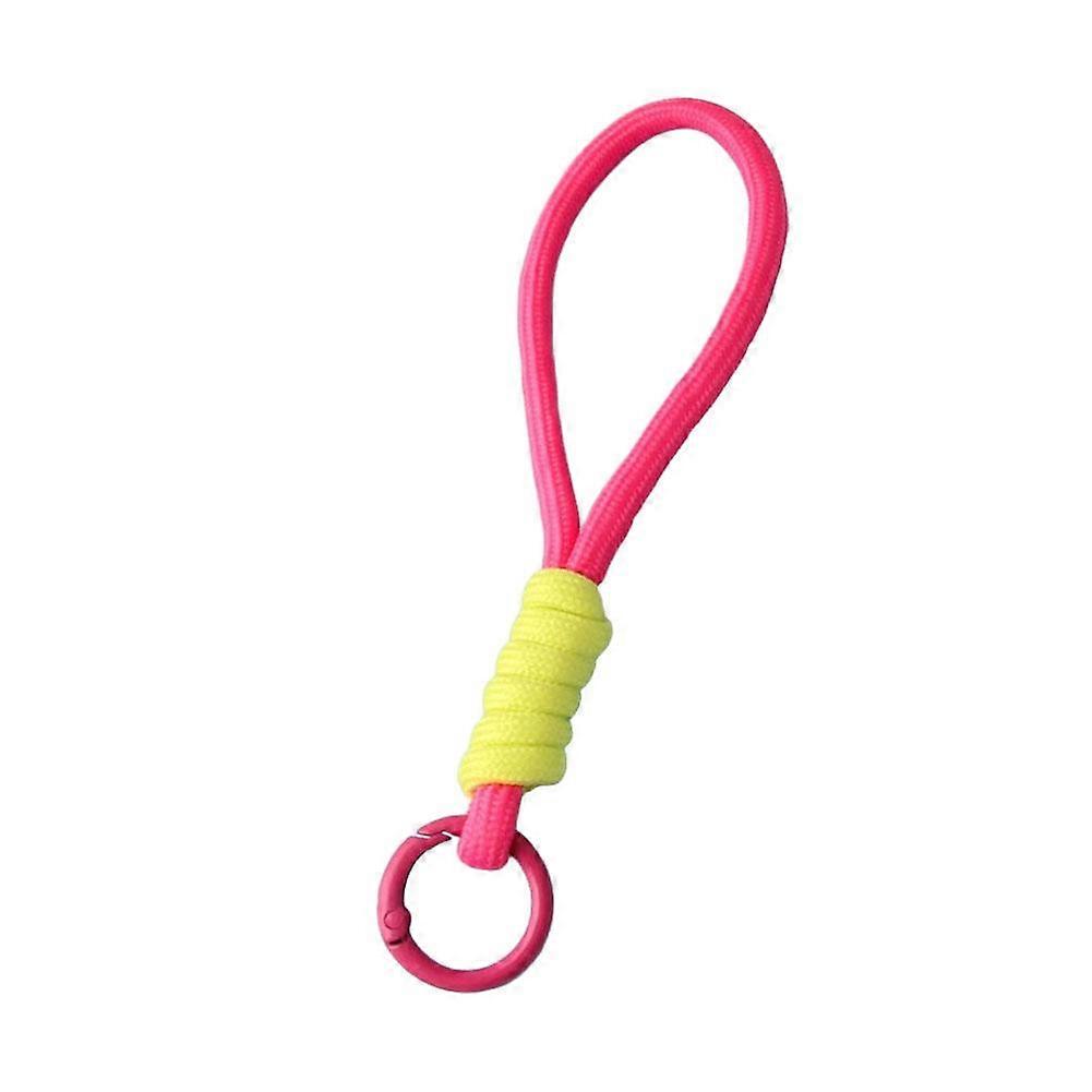 Mobile Phone Lanyard Woven Rope Short Versatile Keychain