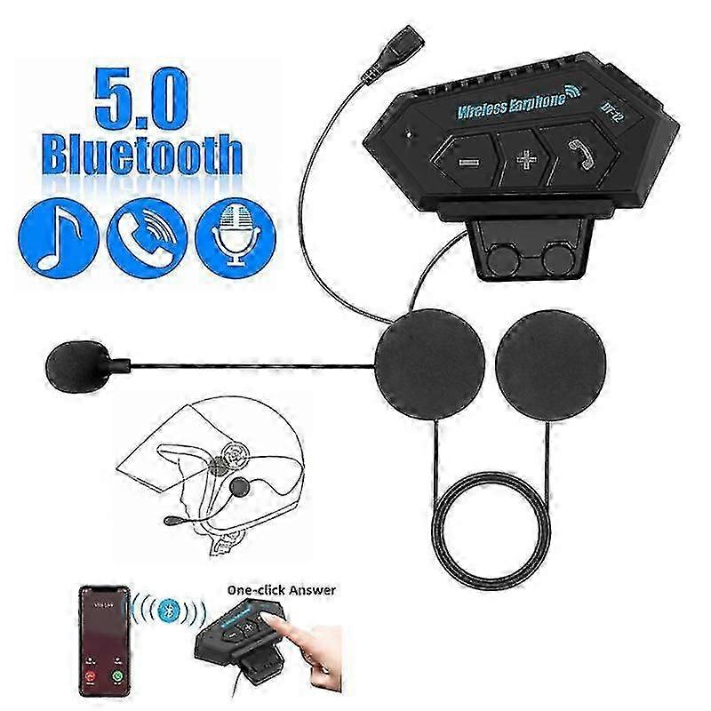 Bluetooth 4.2 headset for motorcycle helmets - BT12 with noise cancelling feature