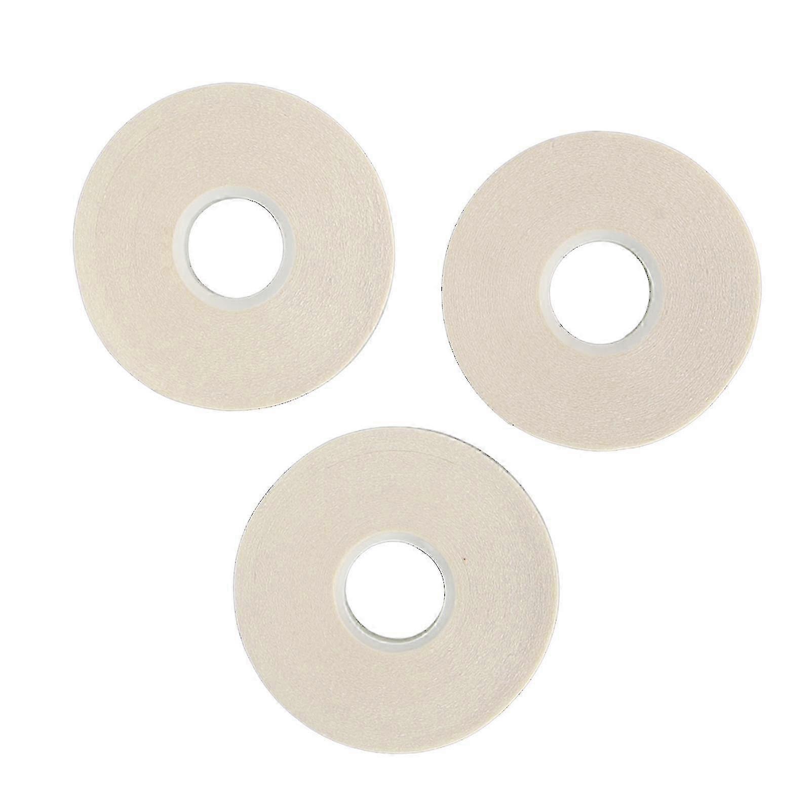 3 Rolls of Adhesive Tape with 16 Yards Each for Craft Sewing and DIY Projects, 1/4 Inch Width, Washable Double-Sided