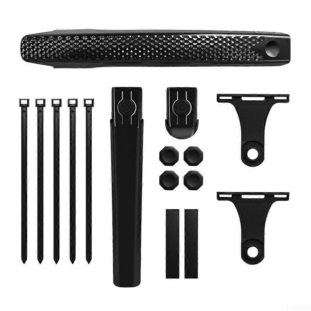 Bicycle Mudguards Front And Rear Set For MTB And Road Cycling Fits Tire Width Up To 38mm Durable PC Material 1 Pack