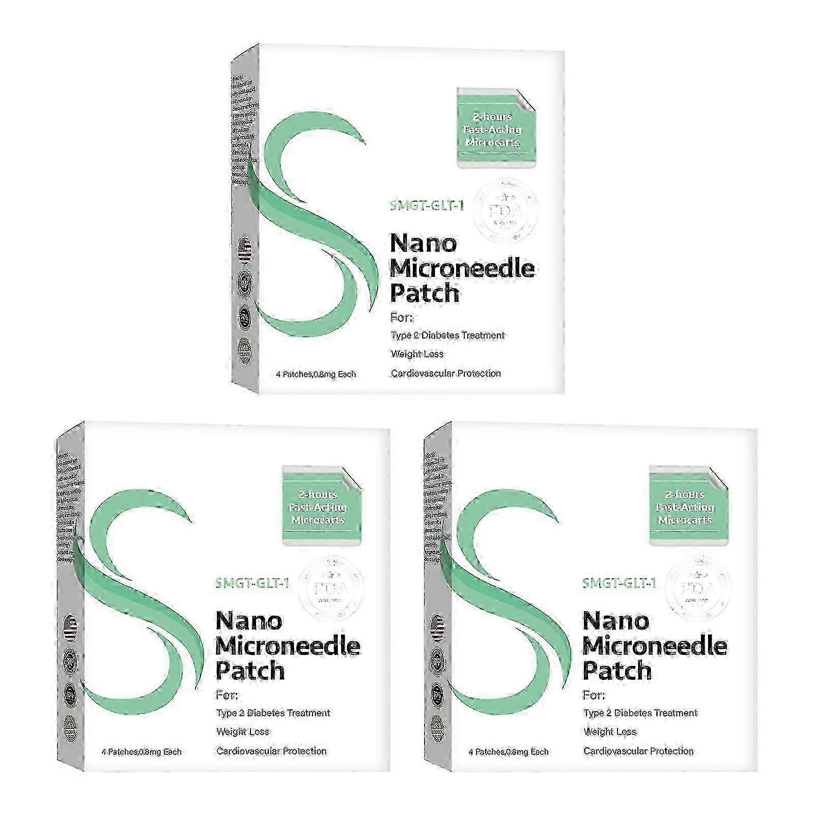 Patchs amincissants à micro-aiguilles nano-aiguilles pour le soin des lignes_yyc