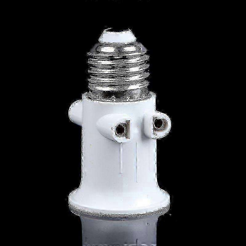 Ac100-240v E27 Bulb Adapter Lamp Holder Base Socket Conversion With Eu Plug