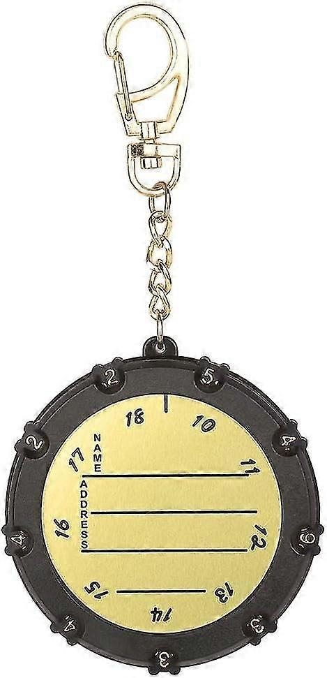 18 Hole Golf Stroke Counter With Key Ring