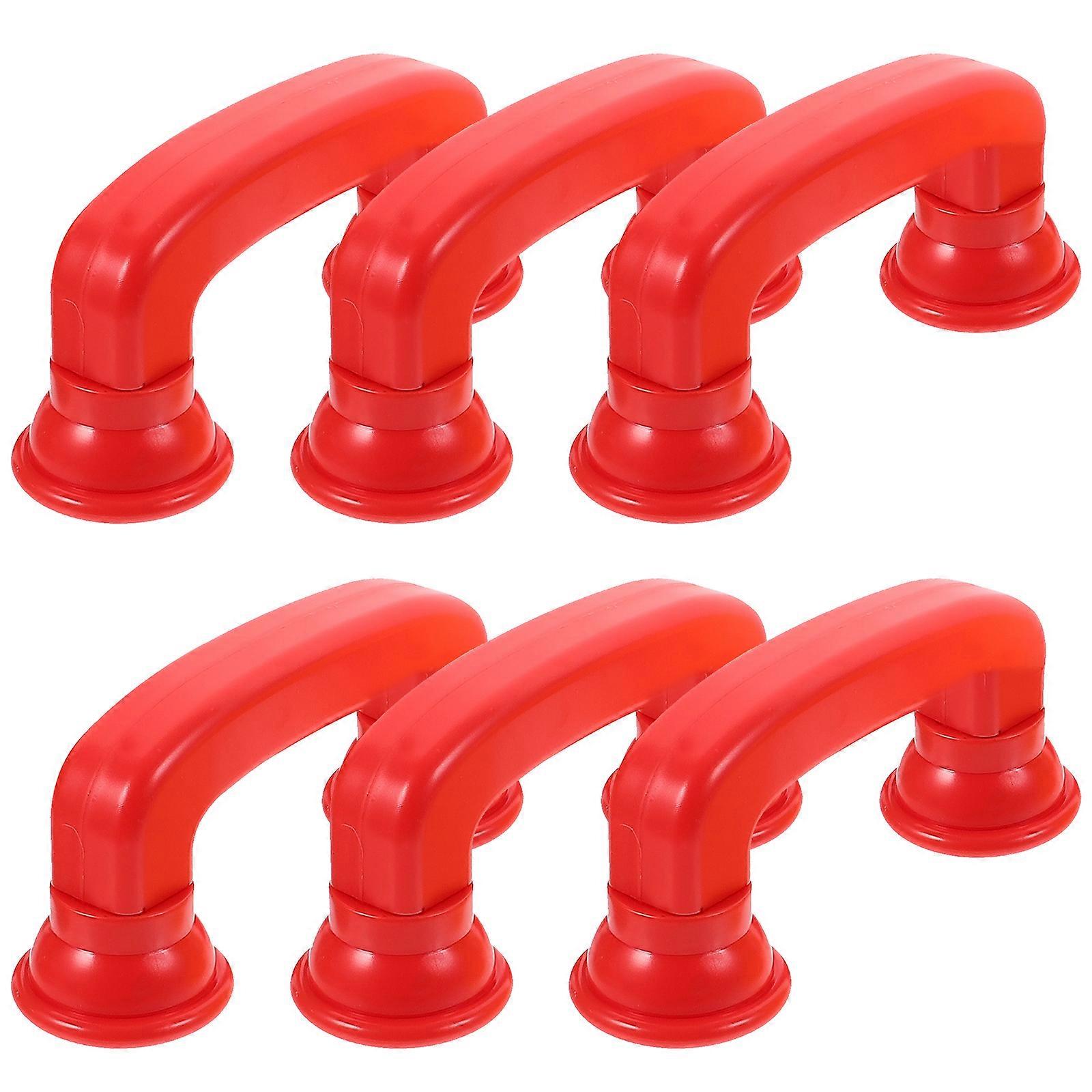 Red Reading Whisper Phone Toy Whisper Phones for Experiment 6Pcs ABS Material