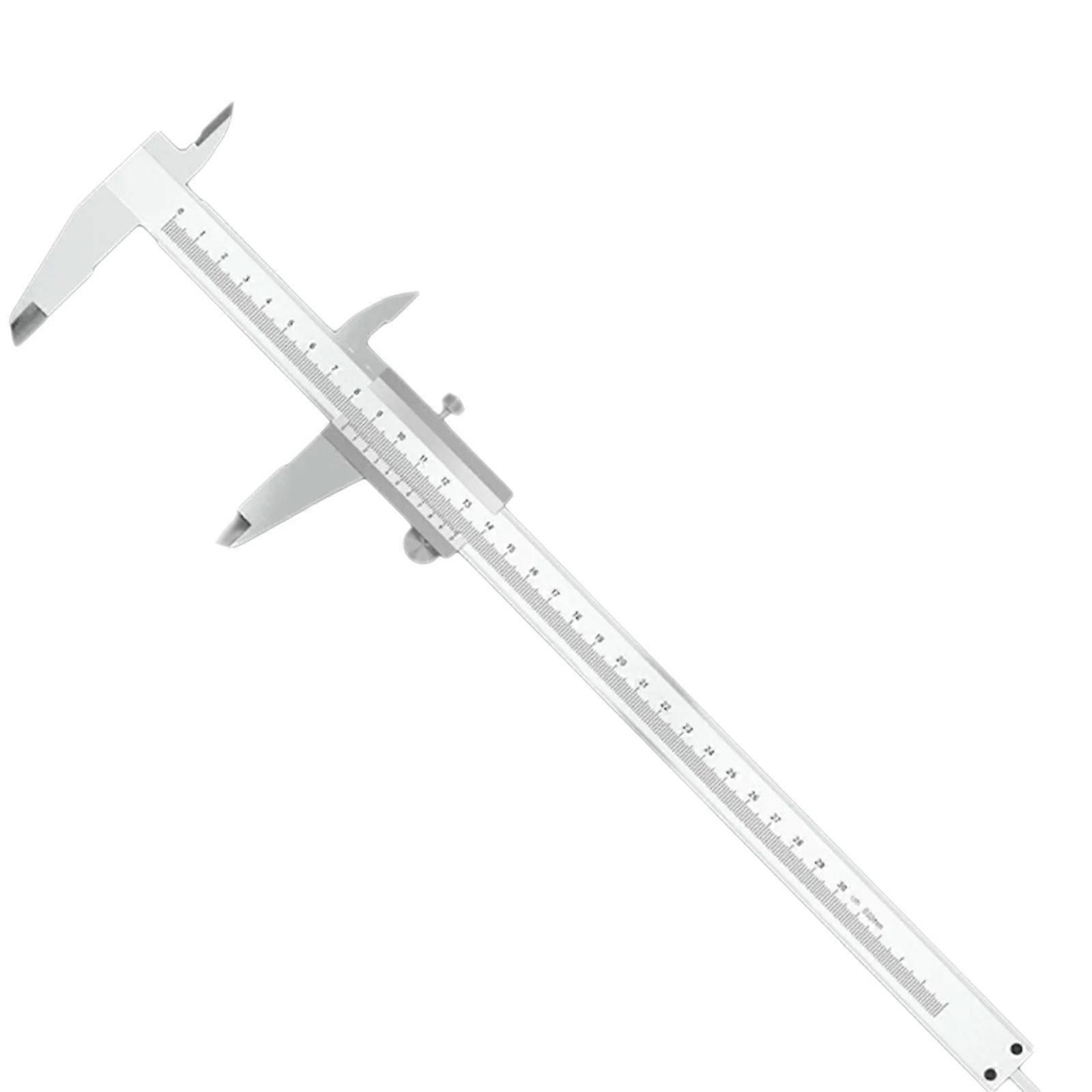 Precise Measuring Tool Vernier Caliper 0 300mm Ranges Etched Marking Smooth Multicolor
