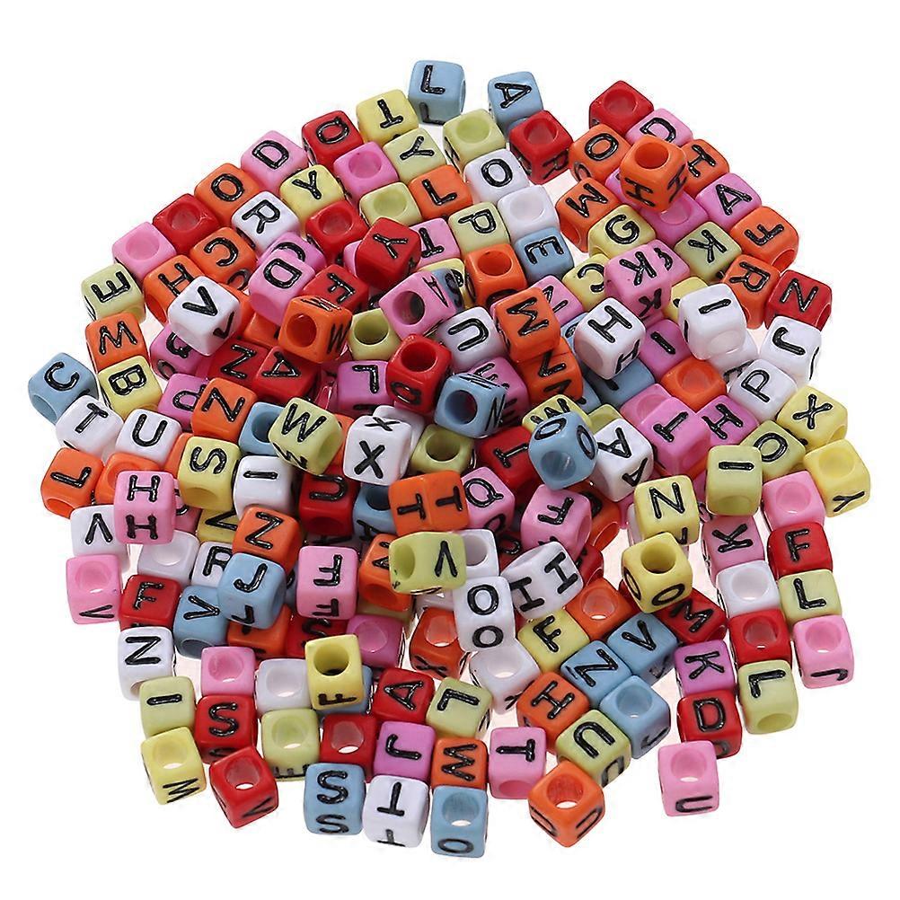 Assorted Color Alphabet Beads 600Pcs For Children's Creative Projects And Educational Tools
