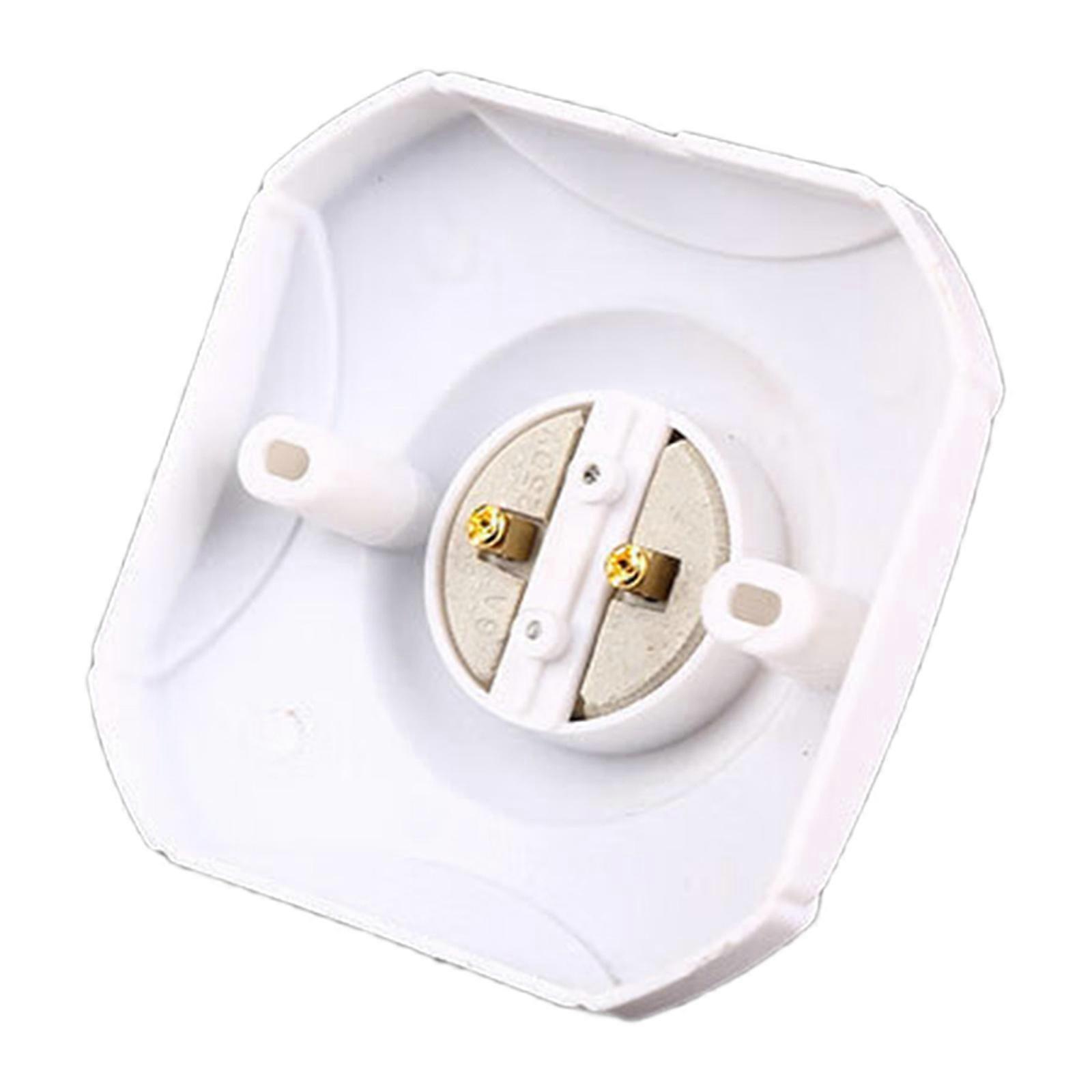 E27 Edison Screw Port Strong Earthenware Base Tall Insulation PC Case Easy Wire Connection Charm Radiances Chandeliers Multicolor