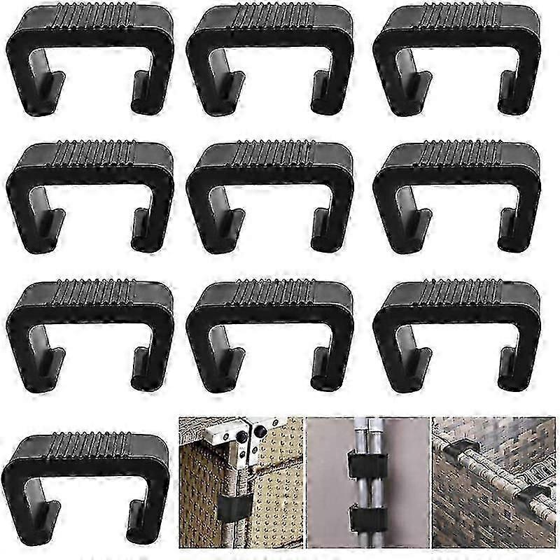 8個の籐家具クリップソファクリップソファアライメントコネクタファスナークリップガーデン屋外ソファパティオ家具用(内側の長さ:4.3CM)