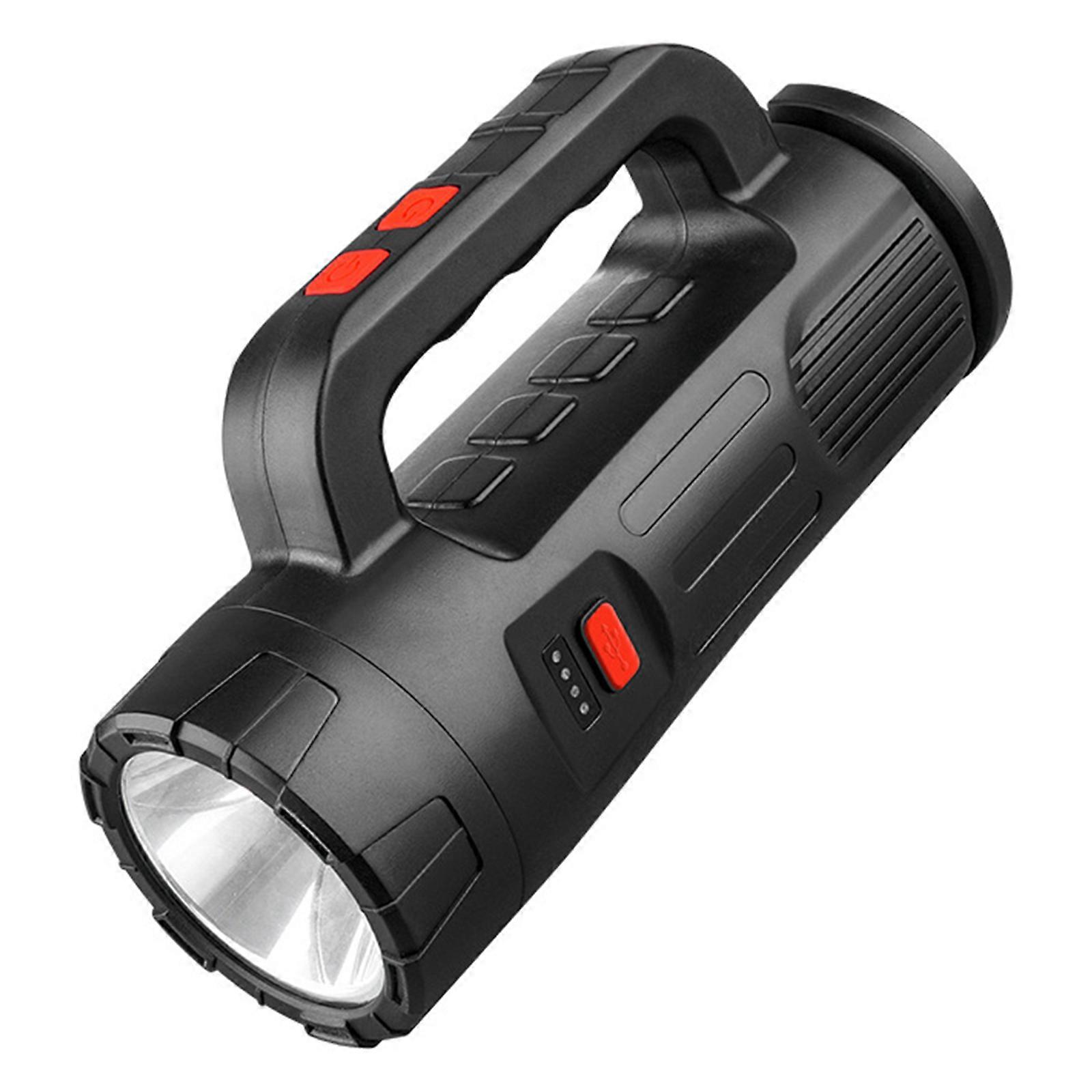 Compact Rechargeable Camping Lamp Compact Rechargeable Hiking Flashlight Handheld Searchlight Torch Energy Efficient Multicolor