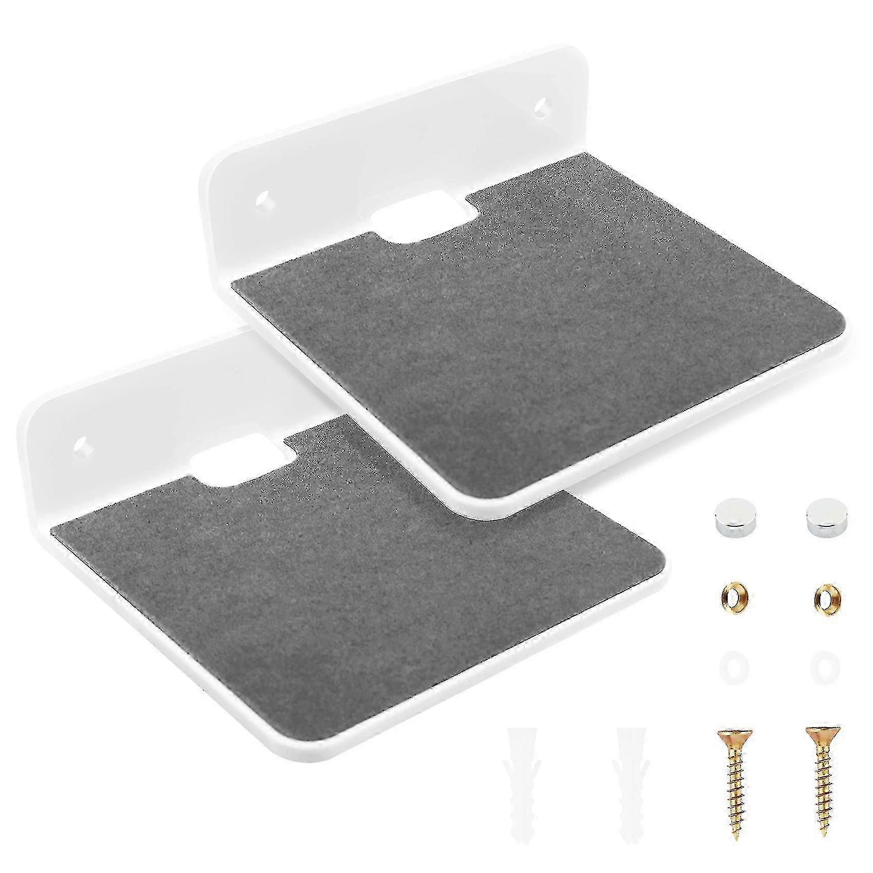 Transparent Wall Shelf compatible with Bluetooth Speaker Webcam 2Pack