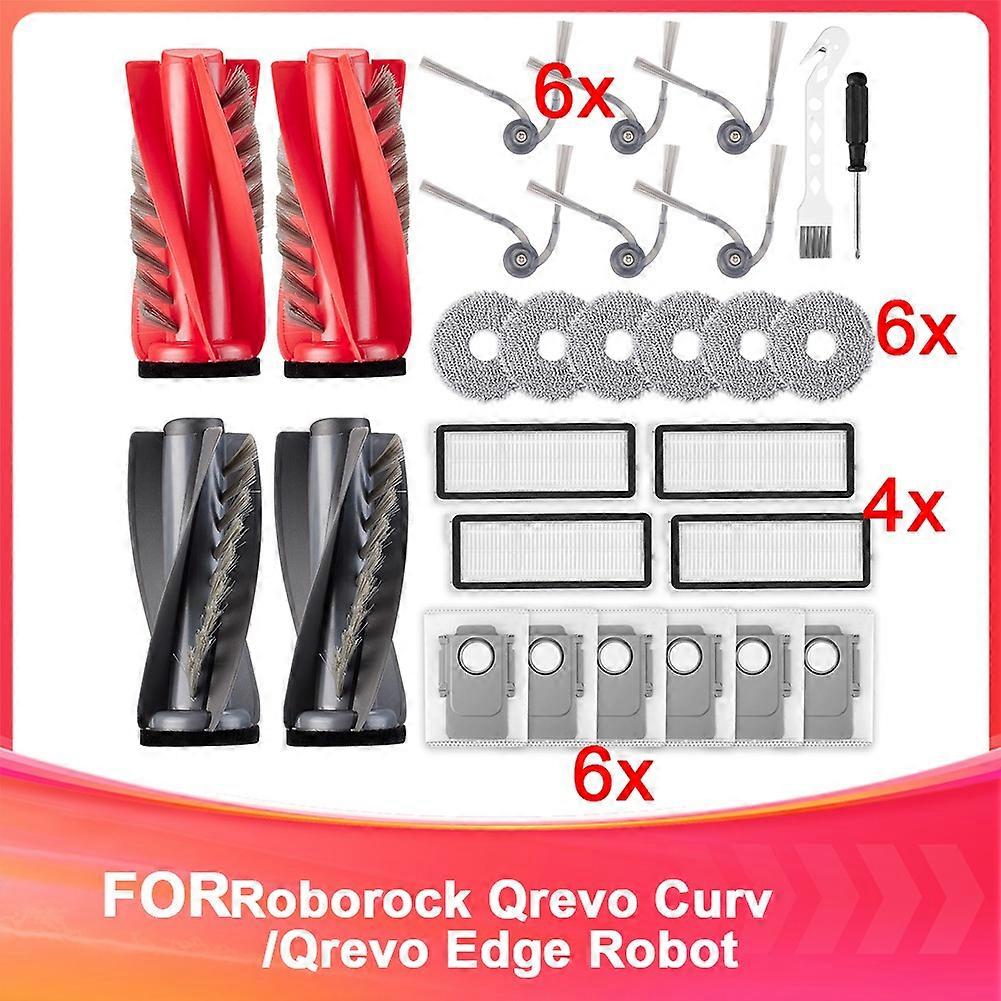 Replacement Brushes for Roborock Qrevo Robot Vacuum